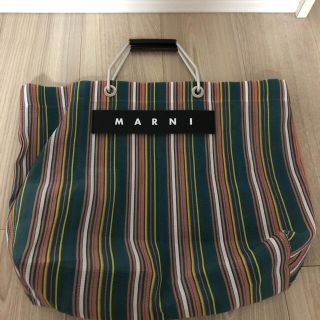 マルニ(Marni)のマルニ　ストライプバック(トートバッグ)