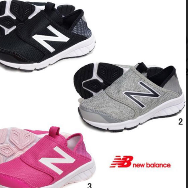 New Balance(ニューバランス)のニューバランス キッズ スニーカー K150S スリッポン グレー  17cm キッズ/ベビー/マタニティのキッズ靴/シューズ(15cm~)(スリッポン)の商品写真