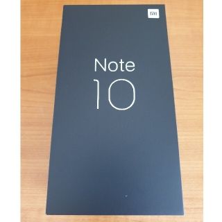 Xaomi Mi Note 10 グレイシヤーホワイト(スマートフォン本体)