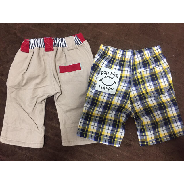 90センチ 春夏ズボン ２枚セット キッズ/ベビー/マタニティのキッズ服男の子用(90cm~)(パンツ/スパッツ)の商品写真