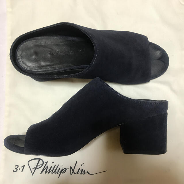 3.1 Phillip Lim ネイビー スエード サンダル フィリップリム | stand