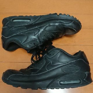 ナイキ(NIKE)のNIKE AIR MAX 90 LEATHER black/blk 302519(スニーカー)