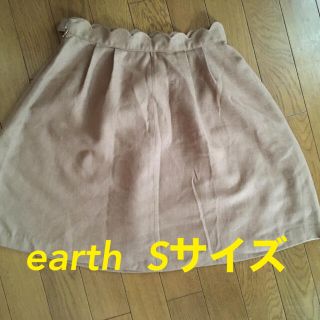 アースミュージックアンドエコロジー(earth music & ecology)のearth music ecology S 膝丈スカート(ひざ丈スカート)