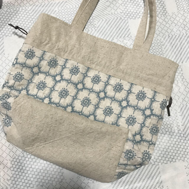 バッグ【SOLD】ミナペルホネン　ハンドメイド　巾着　バッグ　anemone