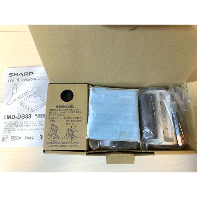 SHARP(シャープ)のSHARP MDプレーヤー Auvi MD-DS33-A スマホ/家電/カメラのオーディオ機器(ポータブルプレーヤー)の商品写真