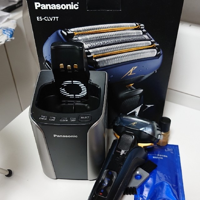 【値下げ】リニアシェーバー ES-CLV7T-A(青) Panasonic 6