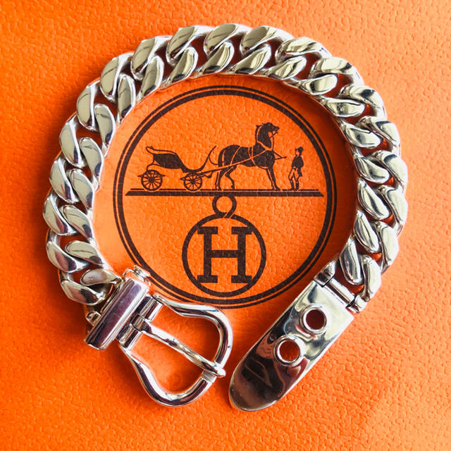 極上正規品 HERMES（エルメス ブックルセリエ サイズMM 喜平ブレスレット