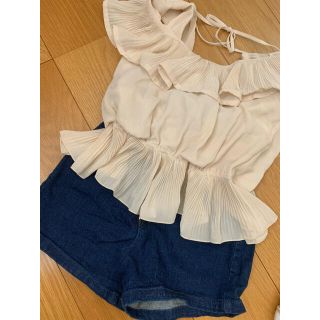 リリーブラウン(Lily Brown)のLilly brownトップス、スナイデルパンツセット(カットソー(半袖/袖なし))