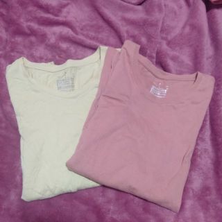 ムジルシリョウヒン(MUJI (無印良品))の無印良品　シャツ　ロンT　2枚セット　(Tシャツ(長袖/七分))