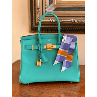 エルメス(Hermes)のヴェールヴェロン・バーキン30・エプソン・大変美品(ハンドバッグ)