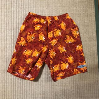 【未使用】水着　パンツ　L メンズ　レッド　ハーフパンツ(水着)