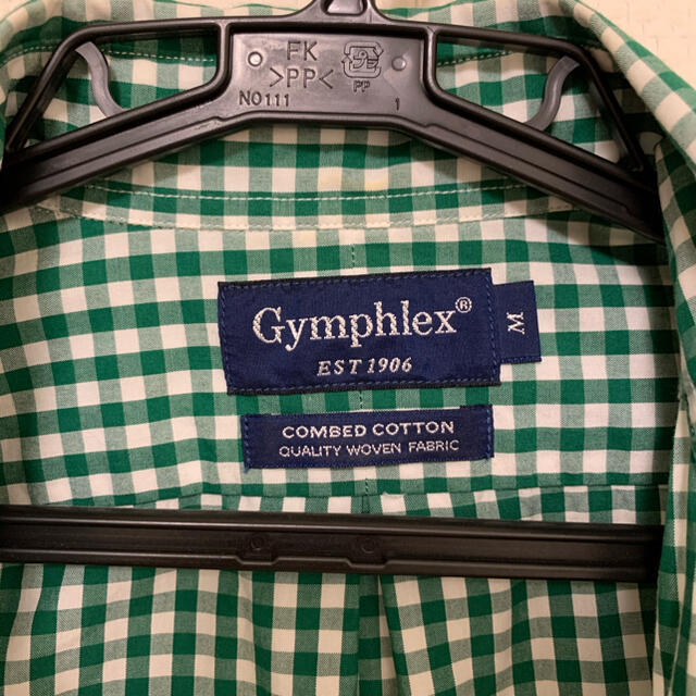 GYMPHLEX(ジムフレックス)のジムフレックス　ギンガムチェック　シャツ メンズのトップス(シャツ)の商品写真