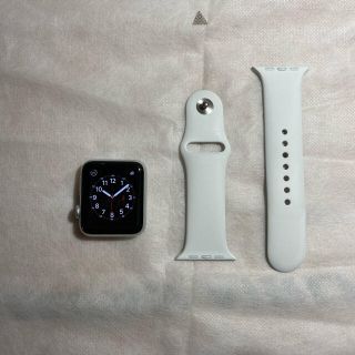 アップルウォッチ(Apple Watch)のApple Watch Series3 42mm シルバー　GPSモデル(腕時計(デジタル))