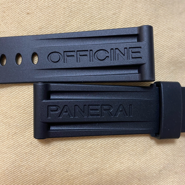 パネライ ラバー黒 尾錠 買い誠実 7840円引き clubnauticosantapola.com