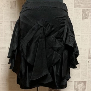 ジルスチュアート(JILLSTUART)の[新品]  JILLSTUART ブラック　スカート(ミニスカート)