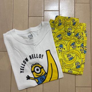 ユニクロ(UNIQLO)の【130cm】Tシャツ&リラコ(Tシャツ/カットソー)