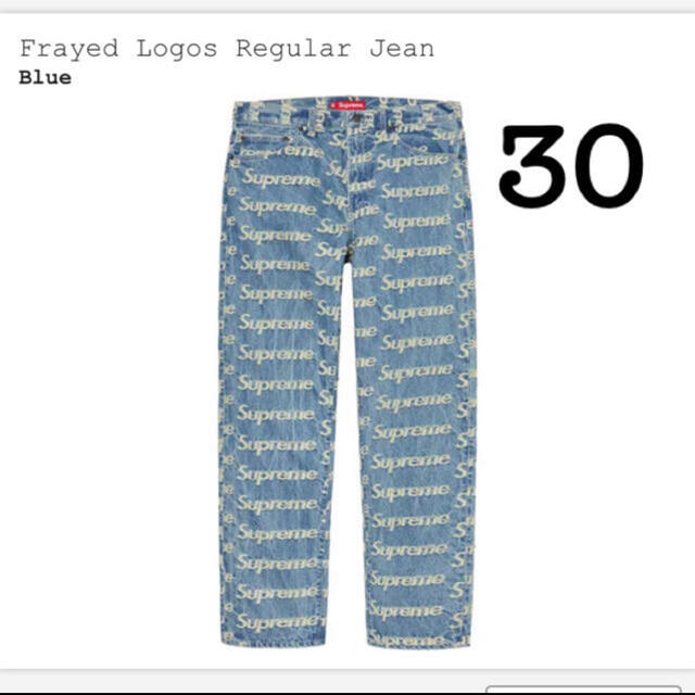 Supreme Frayed Regular Jean 30