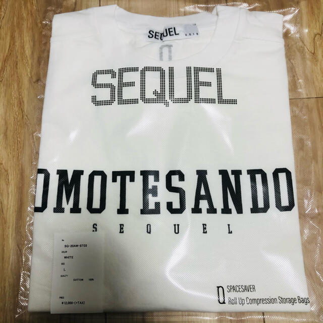 定価以下 新品 SEQUEL Tシャツ 白 L SQ-20AW-ST03-