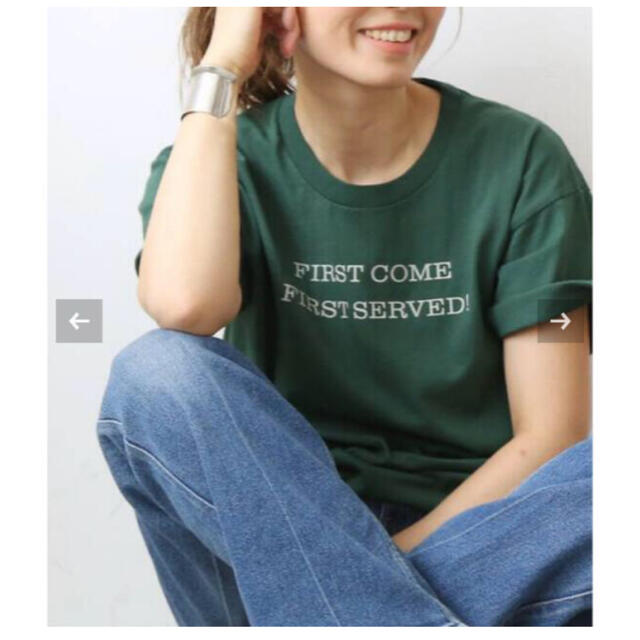 CALUX/キャラクス FIRST COME FIRST SERVED Tシャツ