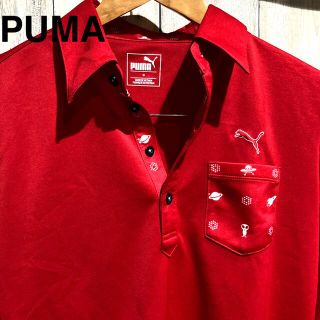 プーマ(PUMA)のゴルフ　PUMA 長袖　ポロシャツ(ウエア)