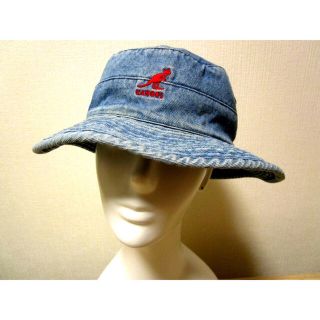 カンゴール(KANGOL)のKANGOL★赤ロゴ デニムバケットハット(ハット)