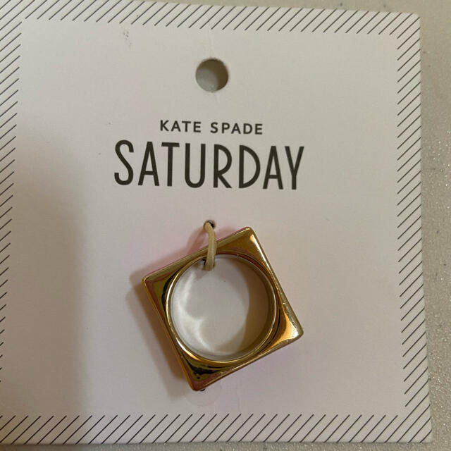 KATE SPADE SATURDAY(ケイトスペードサタデー)の★ケイトスペード サタデー★アクセサリー リング 指輪 ピンク オレンジ 新品 レディースのアクセサリー(リング(指輪))の商品写真