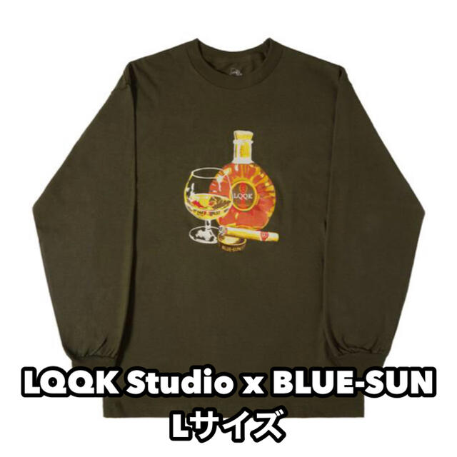 LQQK Studio x BLUE-SUN Lサイズ Tシャツ+カットソー(七分+長袖)