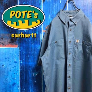 カーハート(carhartt)のリョウマ様専用【カーハート】ロゴタグ入りダブルポケット半袖ビッグワークシャツ(シャツ)