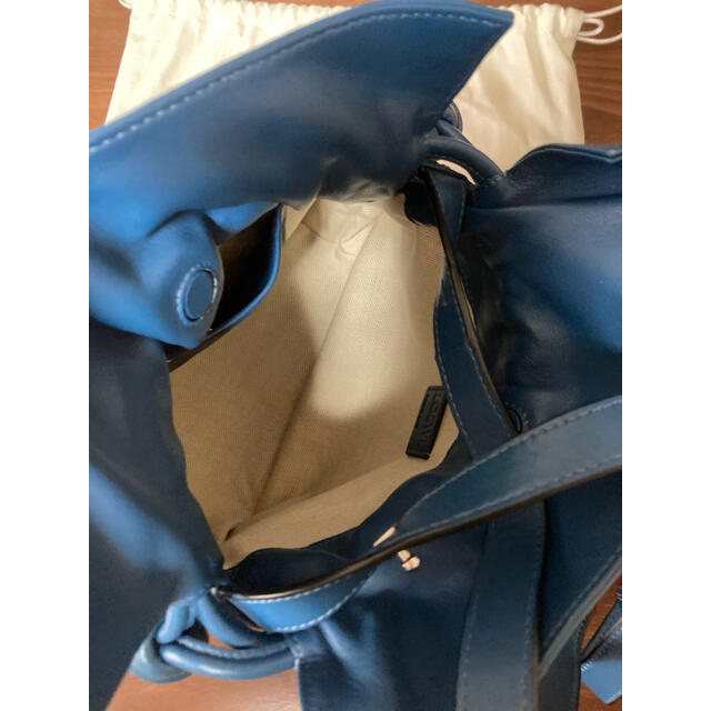 LOEWE(ロエベ)の美品　ロエベ   フラメンコ　ノット　ショルダーバッグ　ブルー レディースのバッグ(ショルダーバッグ)の商品写真
