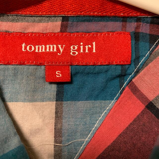 TOMMY HILFIGER(トミーヒルフィガー)のTommy girl 長袖薄手シャツ Sサイズ レディースのトップス(シャツ/ブラウス(長袖/七分))の商品写真