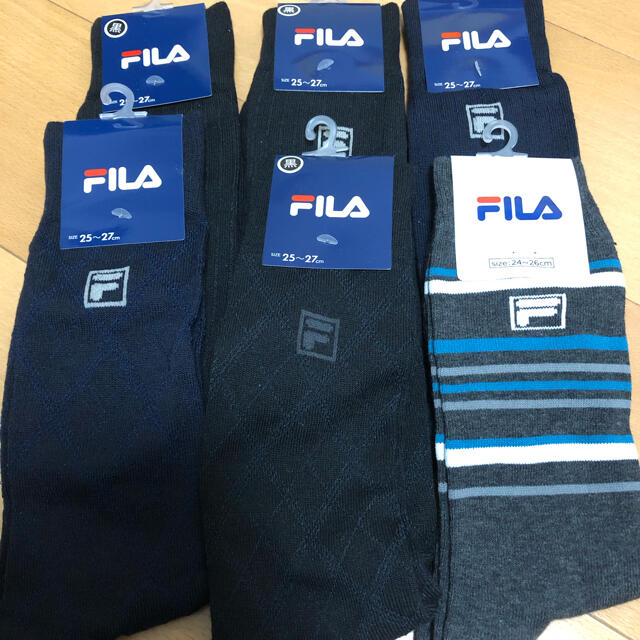 FILA(フィラ)のFILA 靴下 メンズ　6点セット メンズのレッグウェア(ソックス)の商品写真