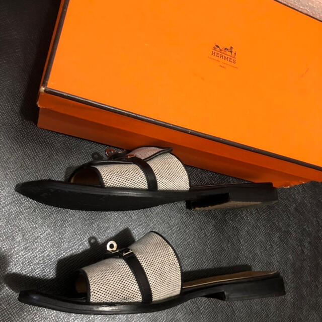 HERMES エルメス 希少サンダル ケリー金具 sasebo-jc.or.jp