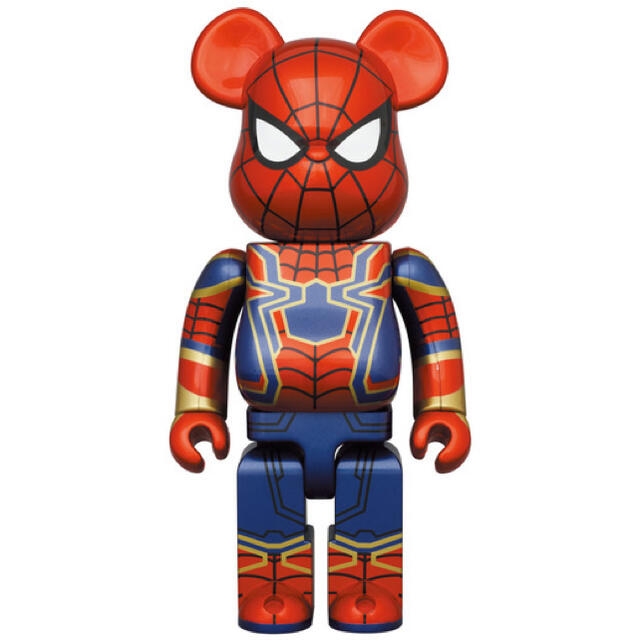 MEDICOM TOY(メディコムトイ)のBE@RBRICK IRON SPIDER 100％ & 400％ エンタメ/ホビーのフィギュア(アメコミ)の商品写真