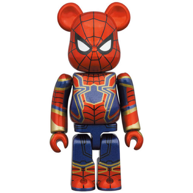 MEDICOM TOY(メディコムトイ)のBE@RBRICK IRON SPIDER 100％ & 400％ エンタメ/ホビーのフィギュア(アメコミ)の商品写真