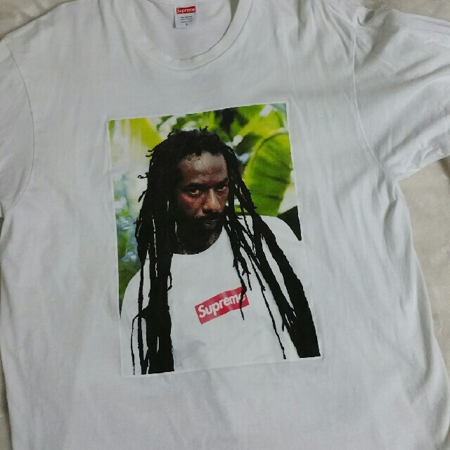 Supreme Buju Banton Tee (L) White