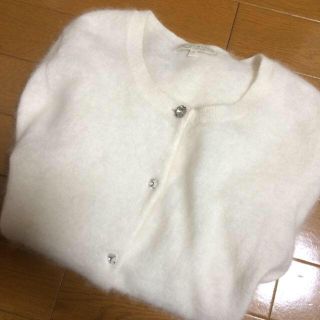 プロポーションボディドレッシング(PROPORTION BODY DRESSING)のプロポ♡美品アンゴラビジューカーデ(カーディガン)