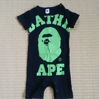 アベイシングエイプ(A BATHING APE)のAPE♪70♪ロンパース♪(カバーオール)