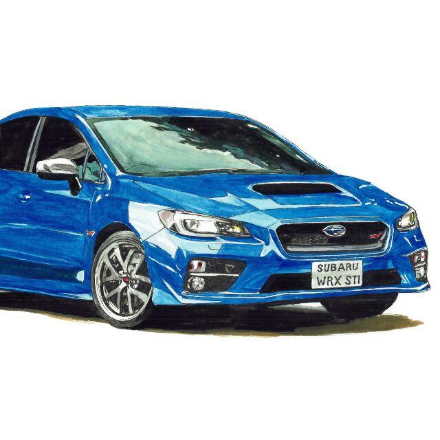 NC-1032インプレッサWRX STI限定版画直筆サイン額装●作家平右ヱ門 8