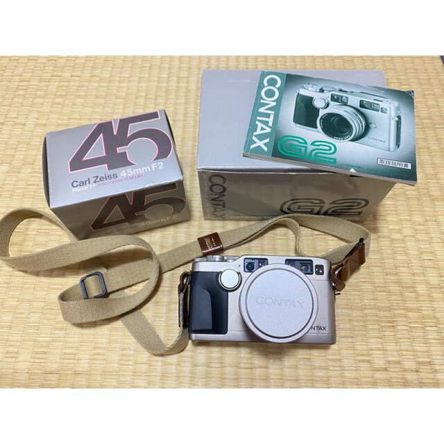 contax g2 コンタックスg2 実働品  planar 45mm f2