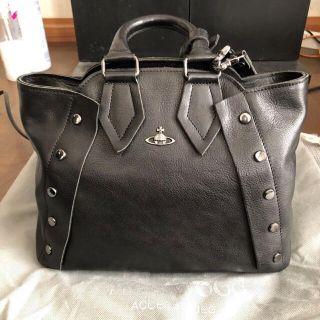 Vivienne Westwood 2WAY スタッズ レザー ショルダーバッグ