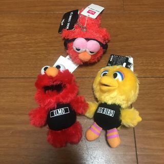 セサミストリート(SESAME STREET)の新品 モノコムサ コムサ エルモ ビッグバード マスコット ぬいぐるみ(キャラクターグッズ)