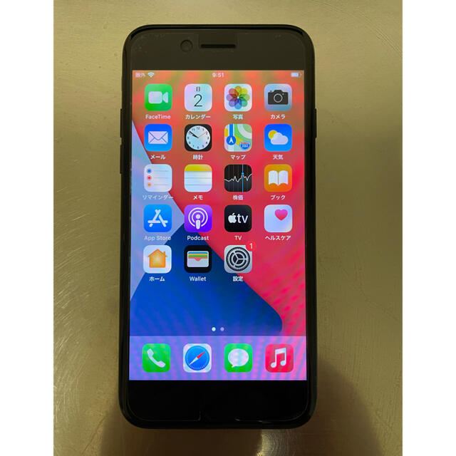 iPhone(アイフォーン)のiPhone7 128G SIMフリー BLACK スマホ/家電/カメラのスマートフォン/携帯電話(スマートフォン本体)の商品写真