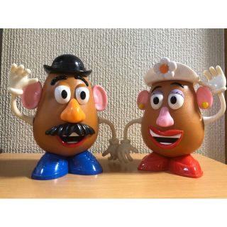 ディズニー(Disney)の【ディズニー】ミスター&ミセス ポテトヘッド　置き物 トイストーリー(キャラクターグッズ)