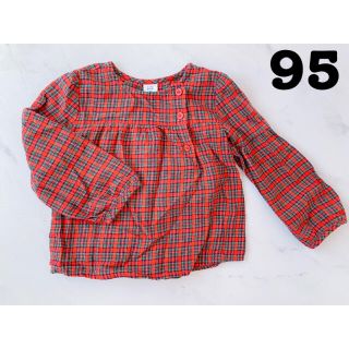 ベビーギャップ(babyGAP)のベビーギャップ　トップス　ブラウス　チェックシャツ　キッズ服(95㎝)(ブラウス)