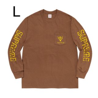 シュプリーム(Supreme)のsupreme south2 west8 l/s tee brown(Tシャツ/カットソー(七分/長袖))