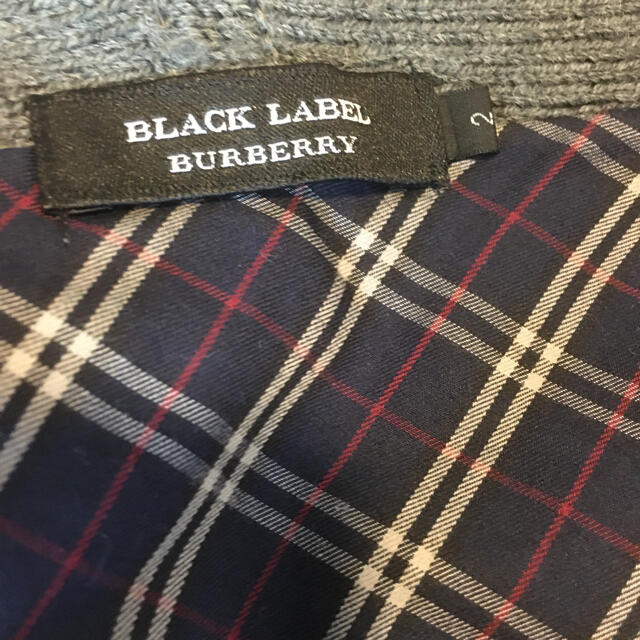 BURBERRY BLACK LABEL(バーバリーブラックレーベル)の★burberry black label★バーバリー カーディガン　サイズ2 メンズのトップス(カーディガン)の商品写真