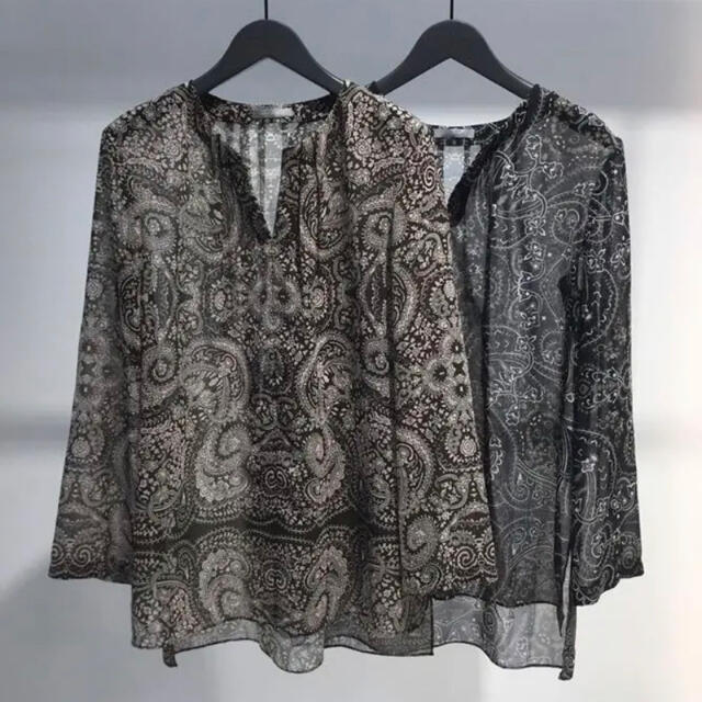 Theory luxe - Theory luxe 20ss ペイズリー柄プルオーバー Theory luxe - Theory luxe 20ss ペイズリー柄プルオーバー