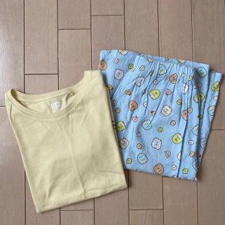 ユニクロ(UNIQLO)の【130cm】Tシャツ&リラコ(Tシャツ/カットソー)