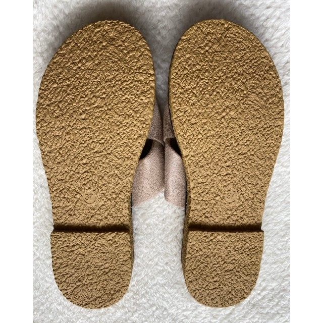 レディース リボン クロス デザイン サンダル フラット 23.5cm レディースの靴/シューズ(サンダル)の商品写真