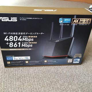 エイスース(ASUS)のASUS製Wi-Fiルーター RT-AX86U(PC周辺機器)